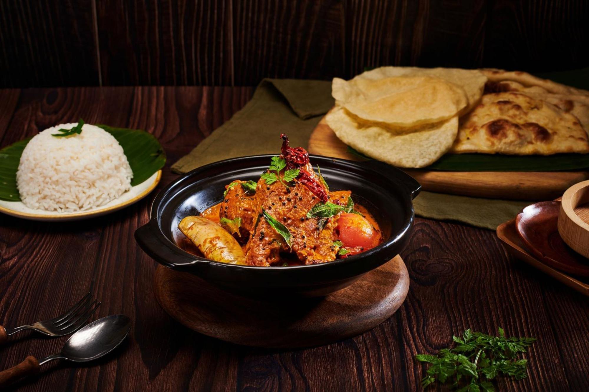 The Westin Desaru Coast Resort Esterno foto A typical Indian meal